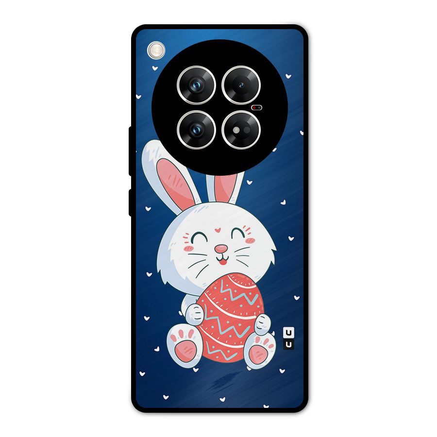 Happy Festive Bunny Metal Back Case for Infinix Zero 40 5G