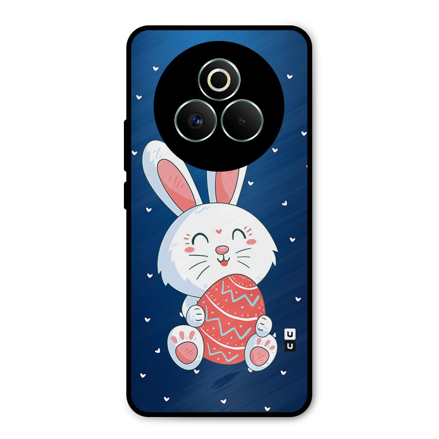 Happy Festive Bunny Metal Back Case for Realme P3 Pro