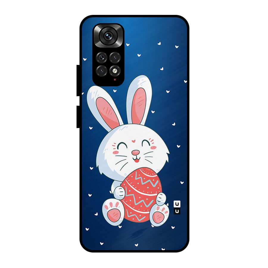 Happy Festive Bunny Metal Back Case for Redmi Note 11 Pro