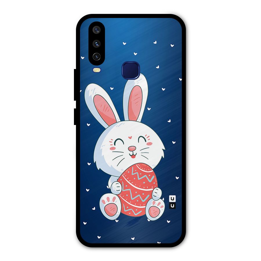 Happy Festive Bunny Metal Back Case for Vivo V17