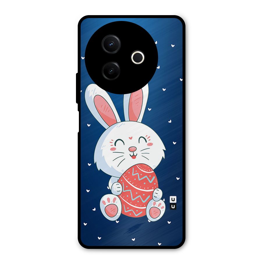Happy Festive Bunny Metal Back Case for Vivo Y39