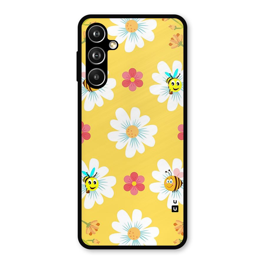 Happy Flowers Metal Back Case for Samsung Galaxy M54