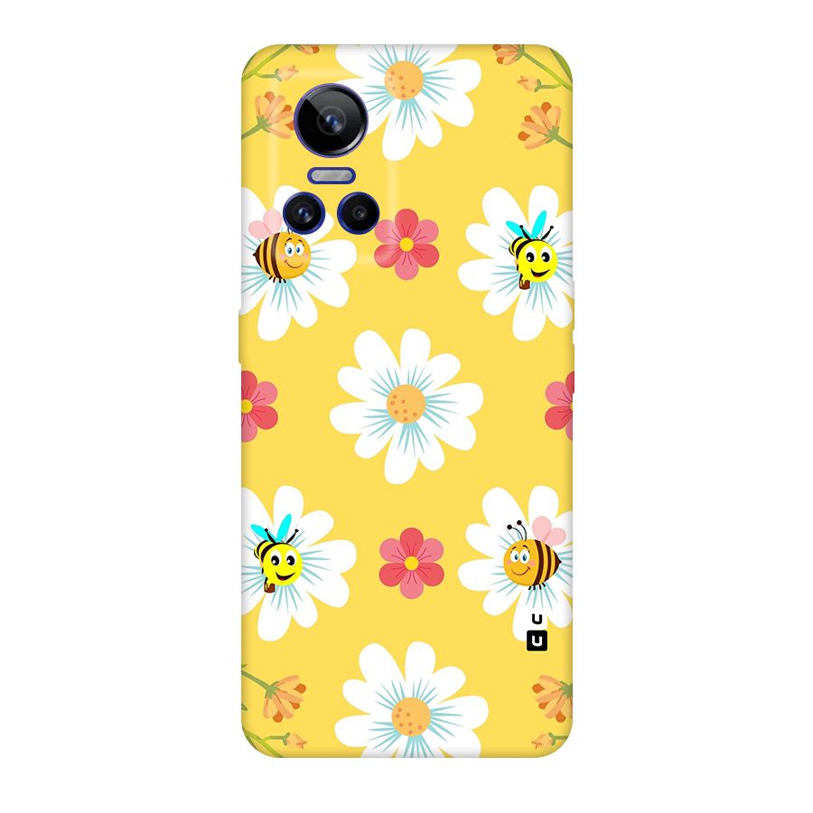 Happy Flowers Original Polycarbonate Back Case for Realme GT Neo 3