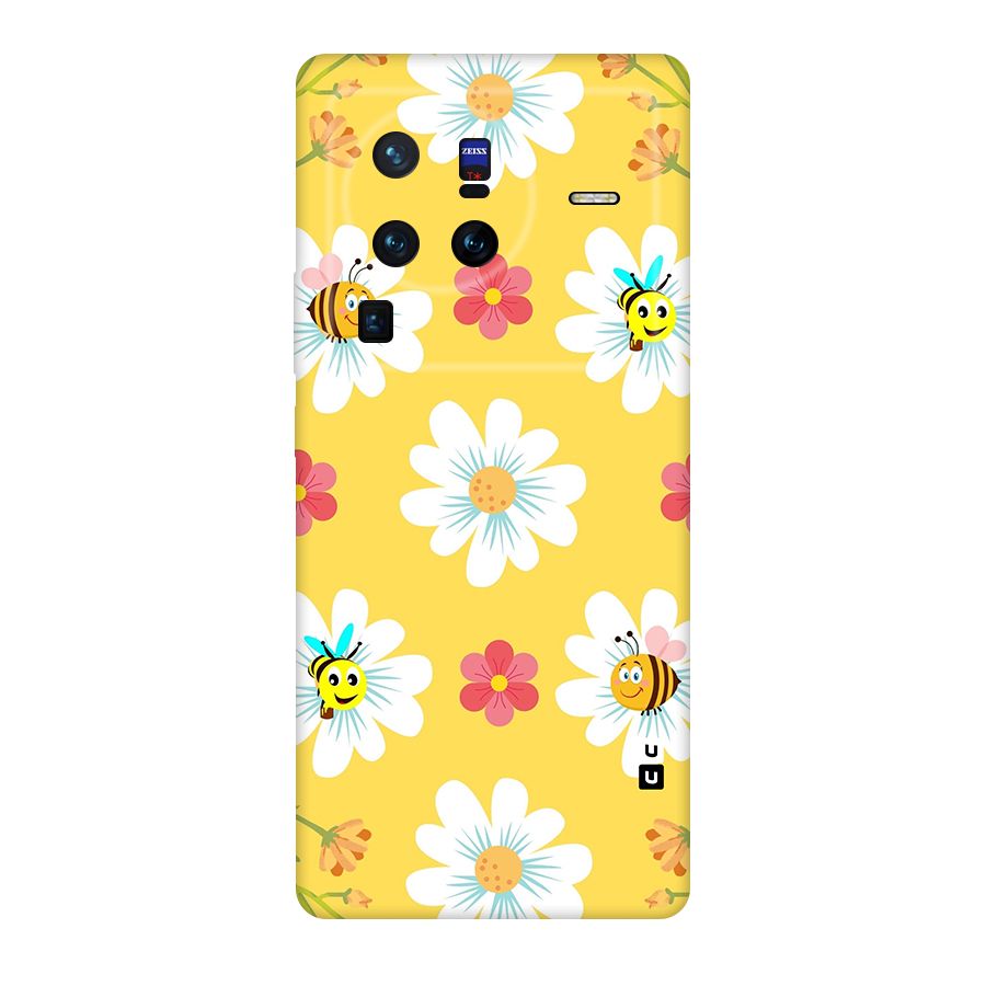 Happy Flowers Original Polycarbonate Back Case for Vivo X80