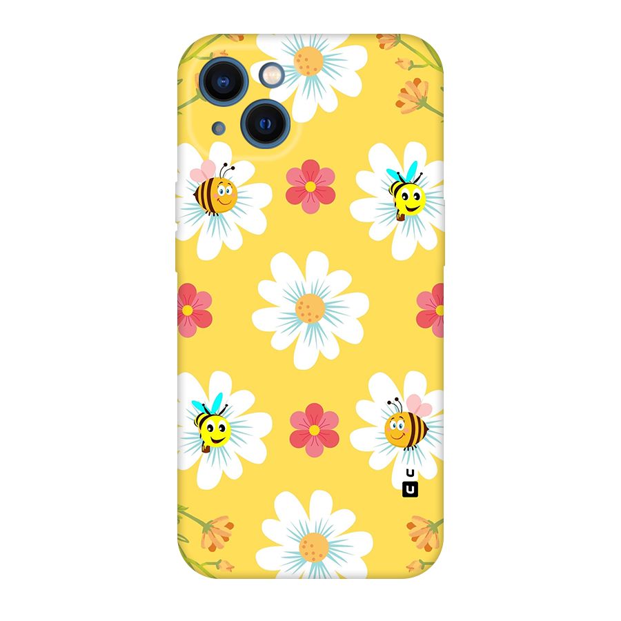 Happy Flowers Original Polycarbonate Back Case for iPhone 13