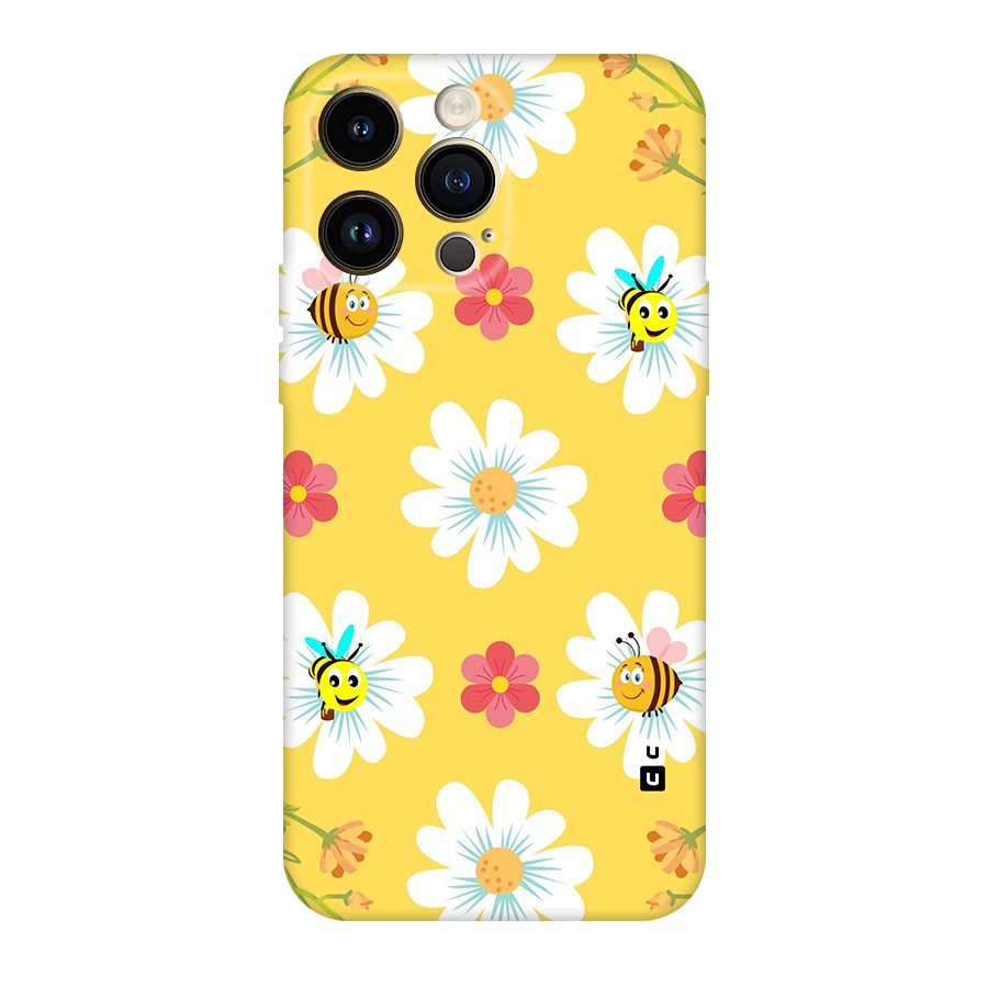 Happy Flowers Original Polycarbonate Back Case for iPhone 14 Pro Max