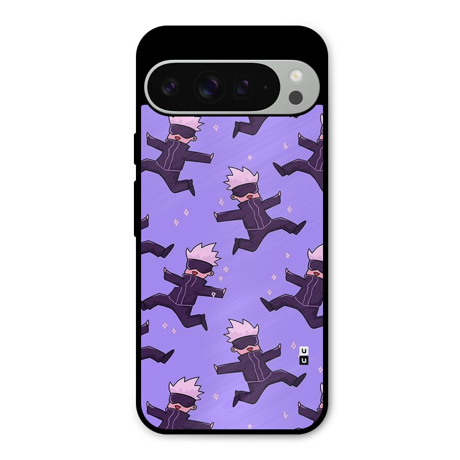 Happy Gojo Metal Back Case for Google Pixel 9 Pro XL