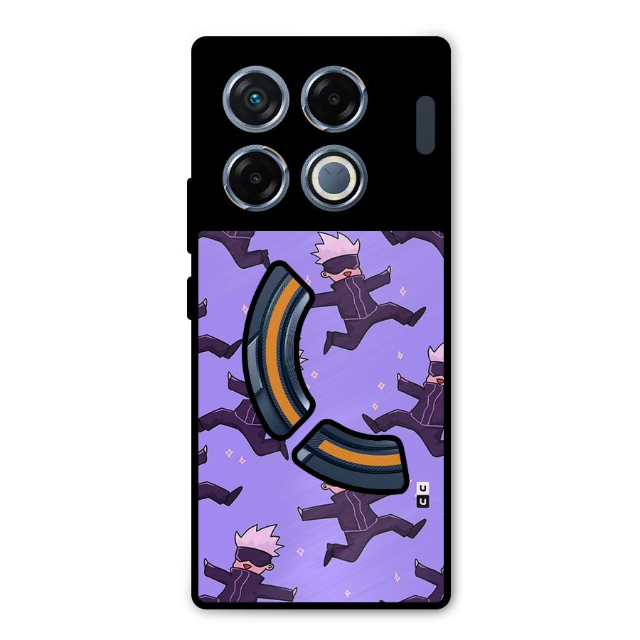 Happy Gojo Metal Back Case for Infinix GT 20 Pro