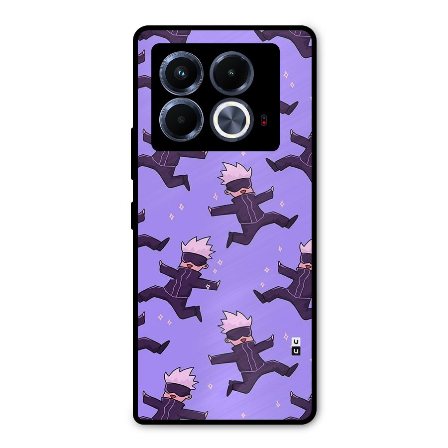 Happy Gojo Metal Back Case for Infinix Note 40 5G