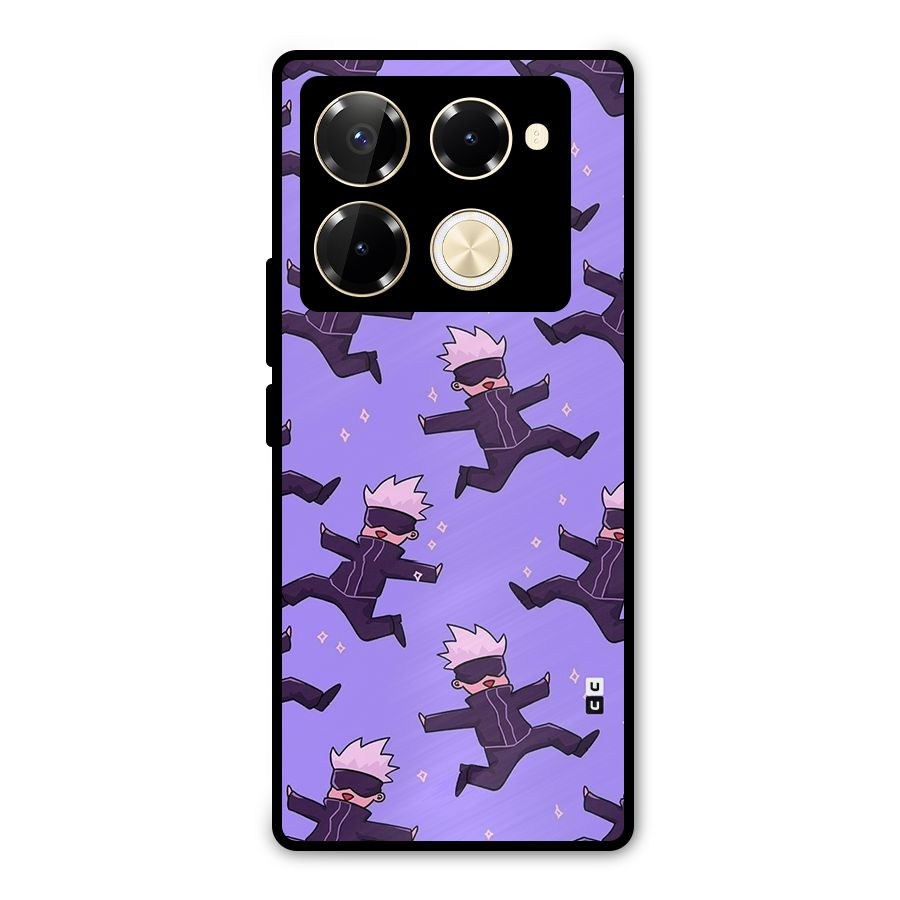 Happy Gojo Metal Back Case for Infinix Note 40 Pro Plus