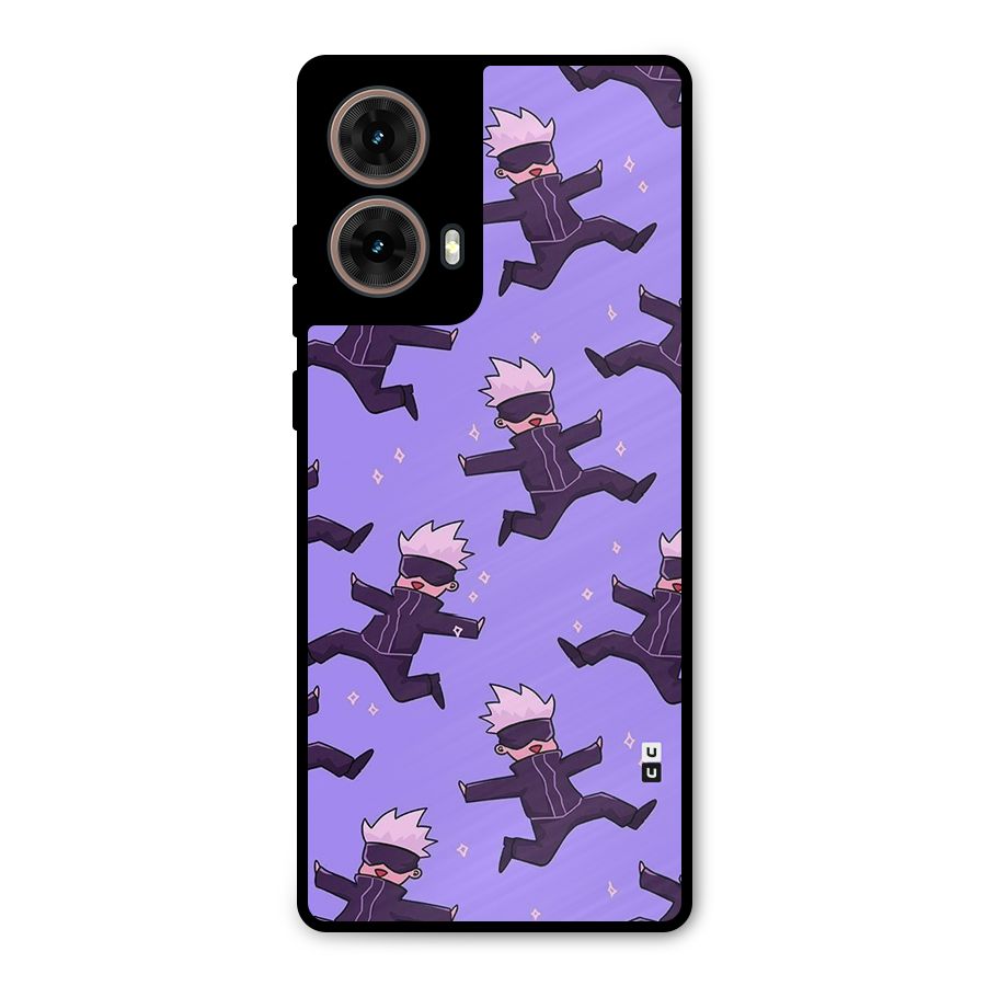 Happy Gojo Metal Back Case for Moto G85