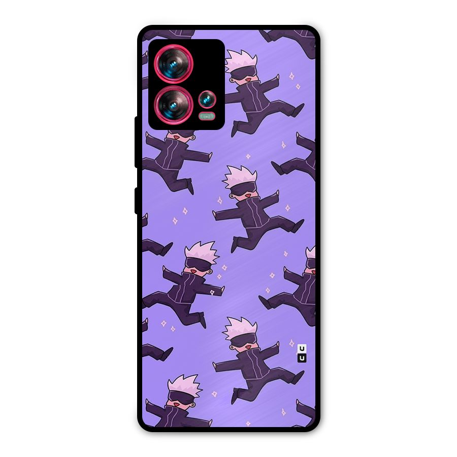 Happy Gojo Metal Back Case for Motorola Edge 30 Fusion
