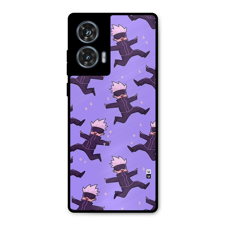 Happy Gojo Metal Back Case for Motorola Edge 50 Fusion