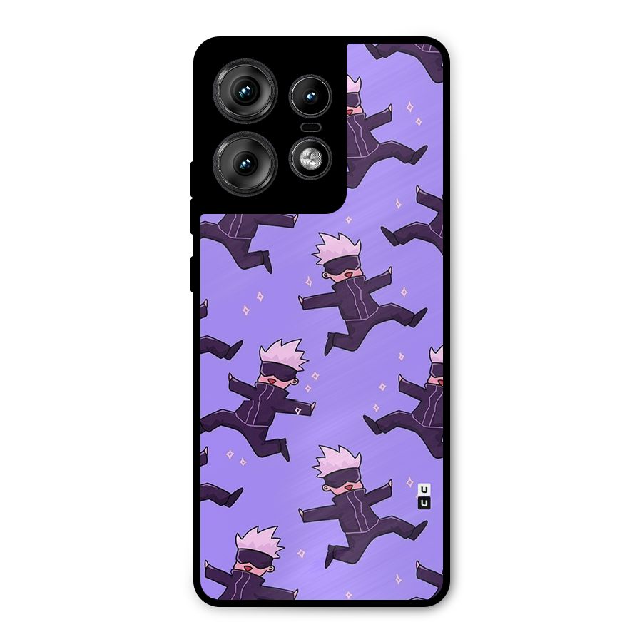 Happy Gojo Metal Back Case for Motorola Edge 50 Pro