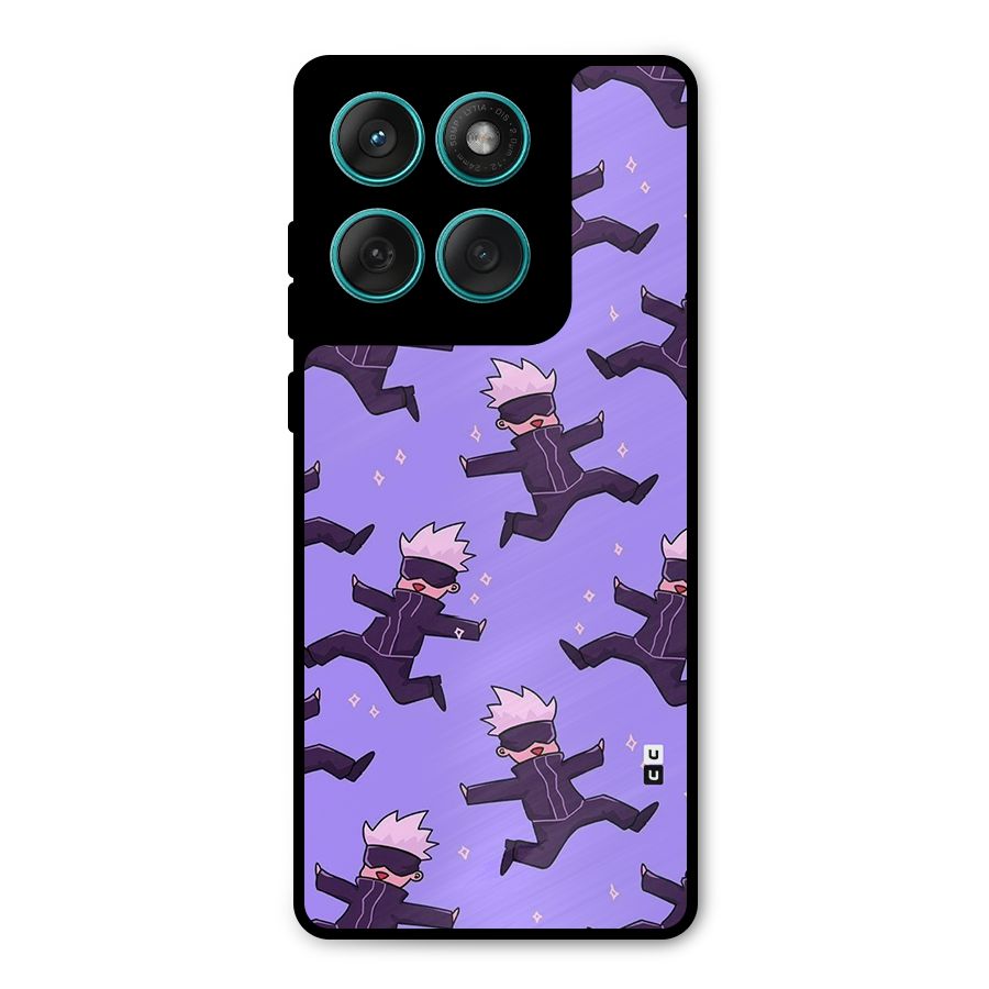 Happy Gojo Metal Back Case for Motorola Edge 60 Fusion