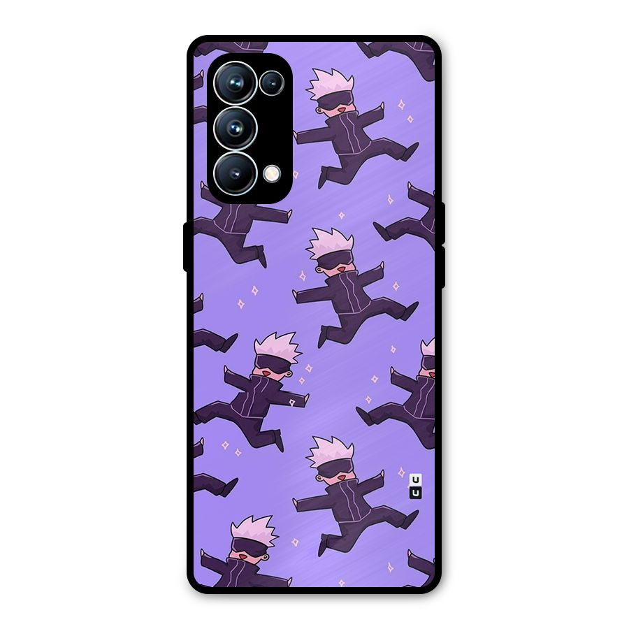 Happy Gojo Metal Back Case for Oppo Reno5 Pro 5G
