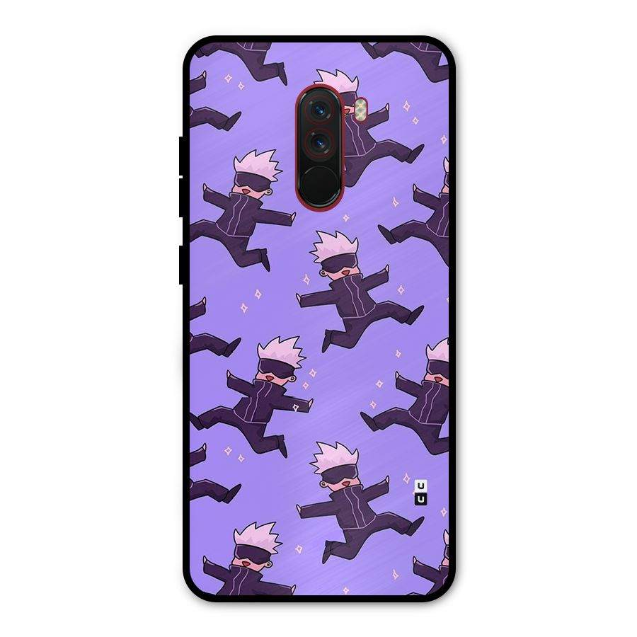 Happy Gojo Metal Back Case for Poco F1
