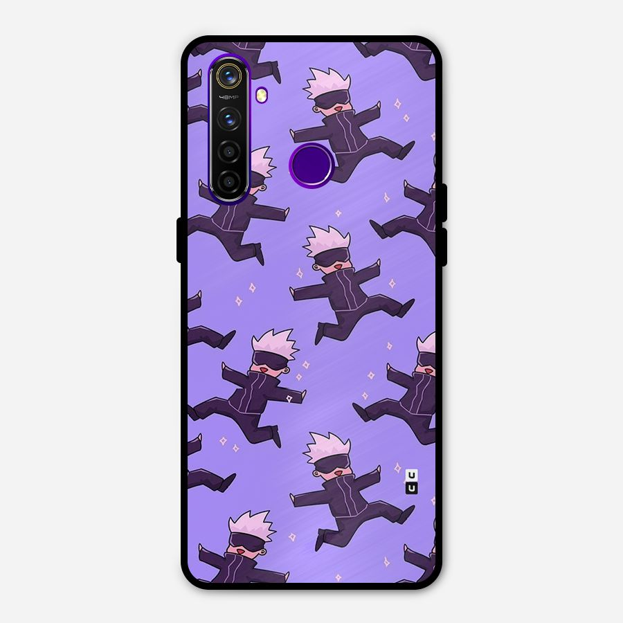 Happy Gojo Metal Back Case for Realme 5 Pro