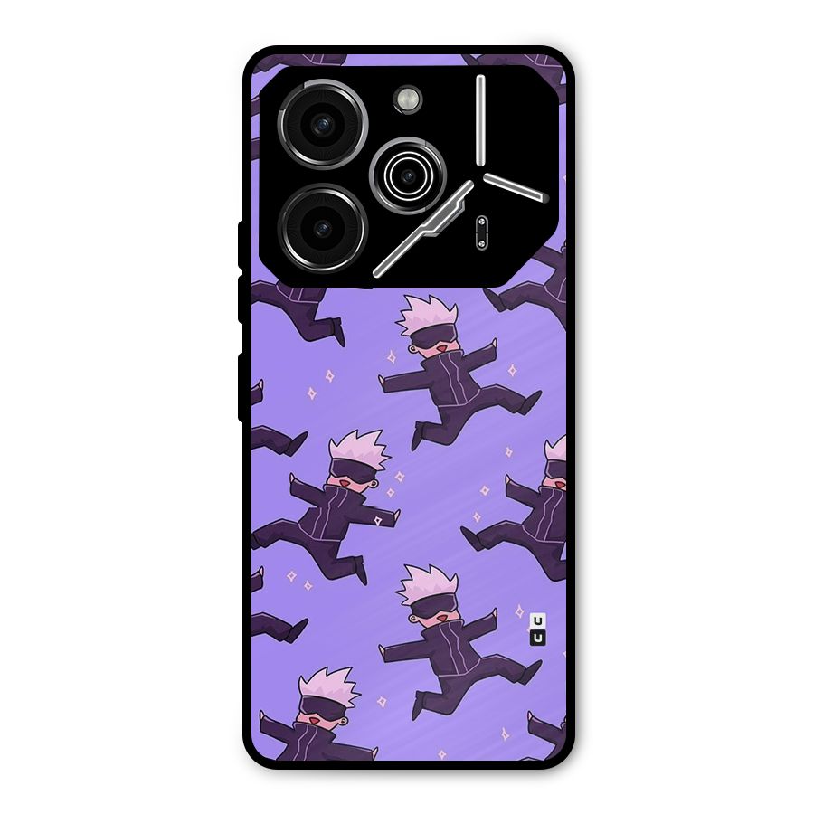 Happy Gojo Metal Back Case for Tecno Pova 6 Pro