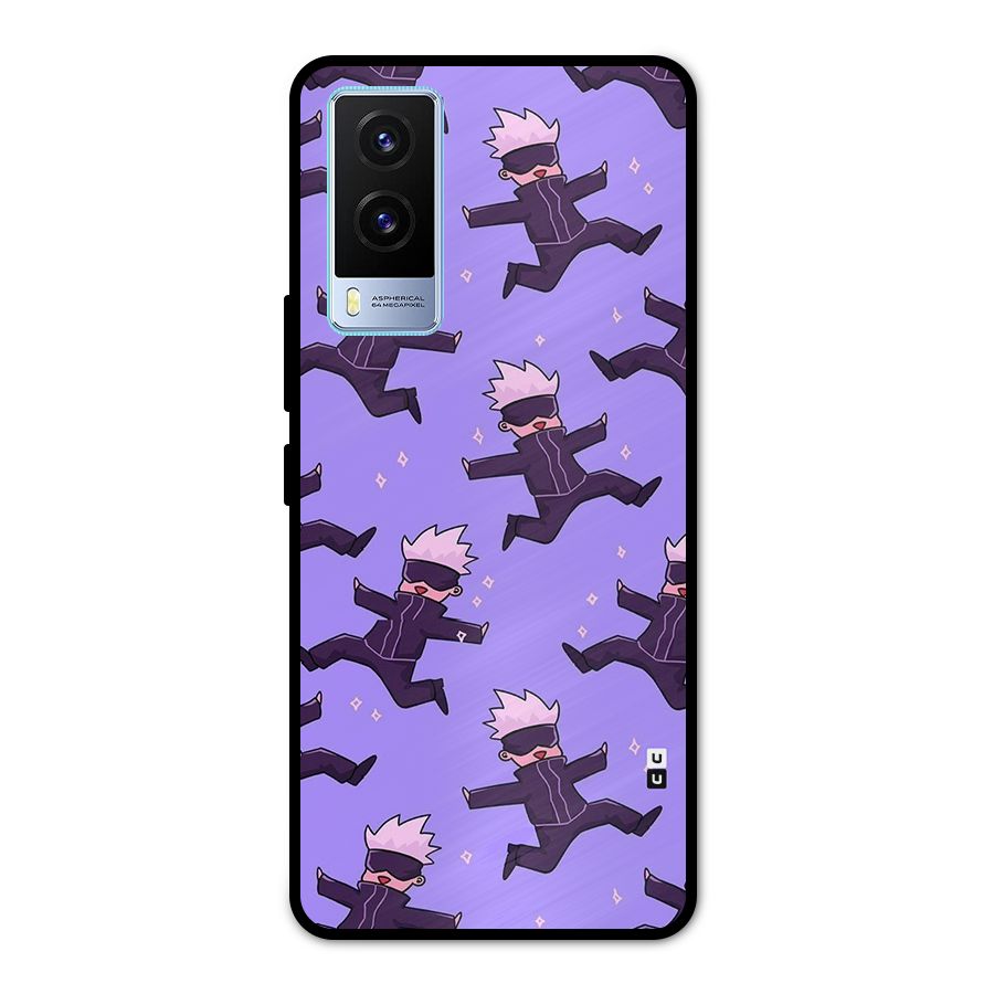 Happy Gojo Metal Back Case for Vivo V21e 5G