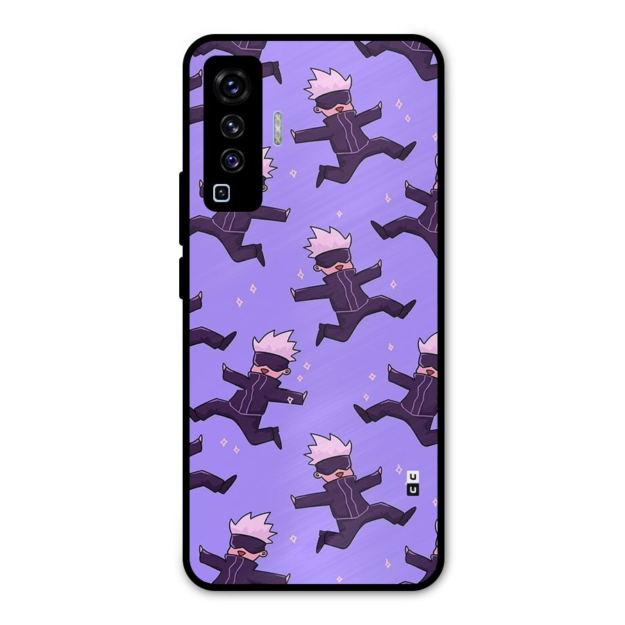 Happy Gojo Metal Back Case for Vivo X50