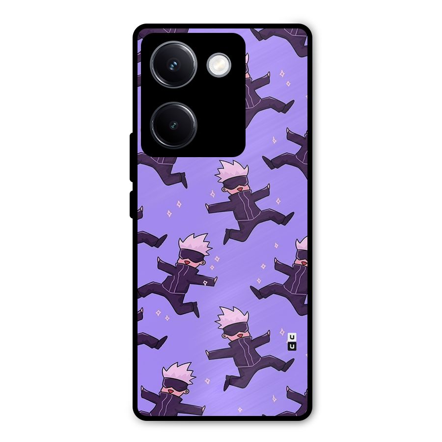 Happy Gojo Metal Back Case for Vivo Y300 Plus