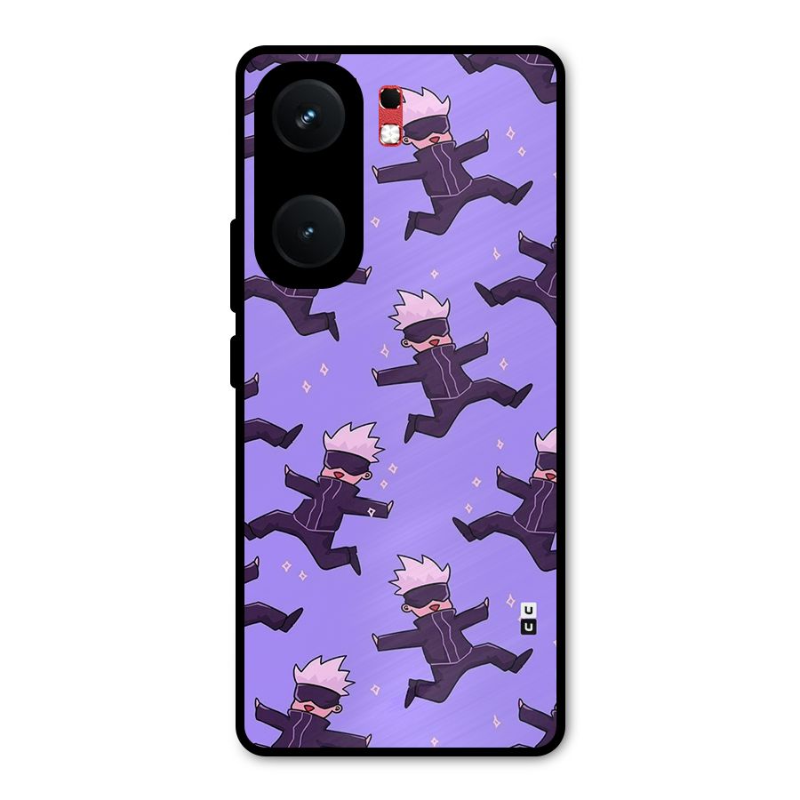 Happy Gojo Metal Back Case for iQOO Neo 9 Pro