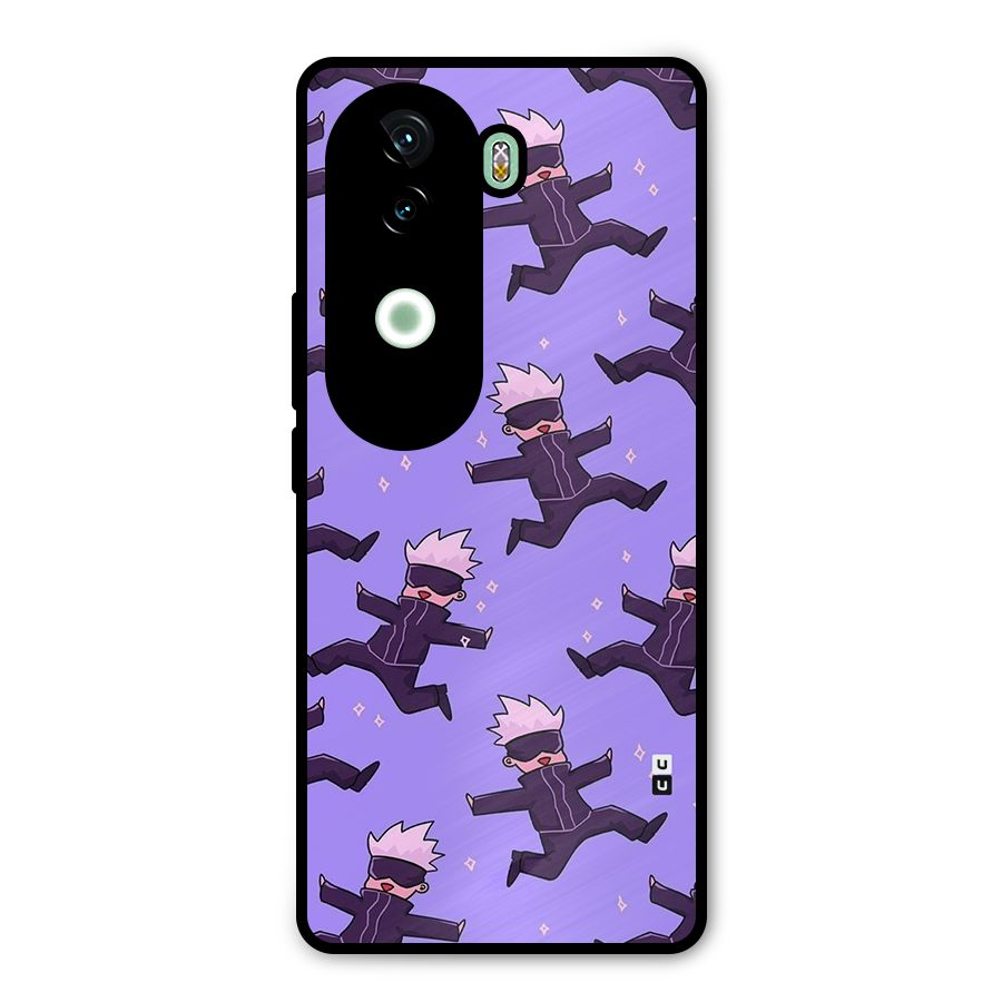Happy Gojo Metal Back Case for iQOO Z9s