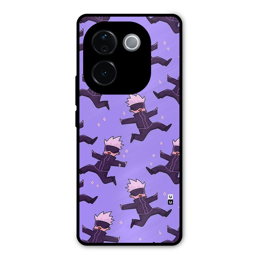 Happy Gojo Metal Back Case for iQOO Z9s Pro