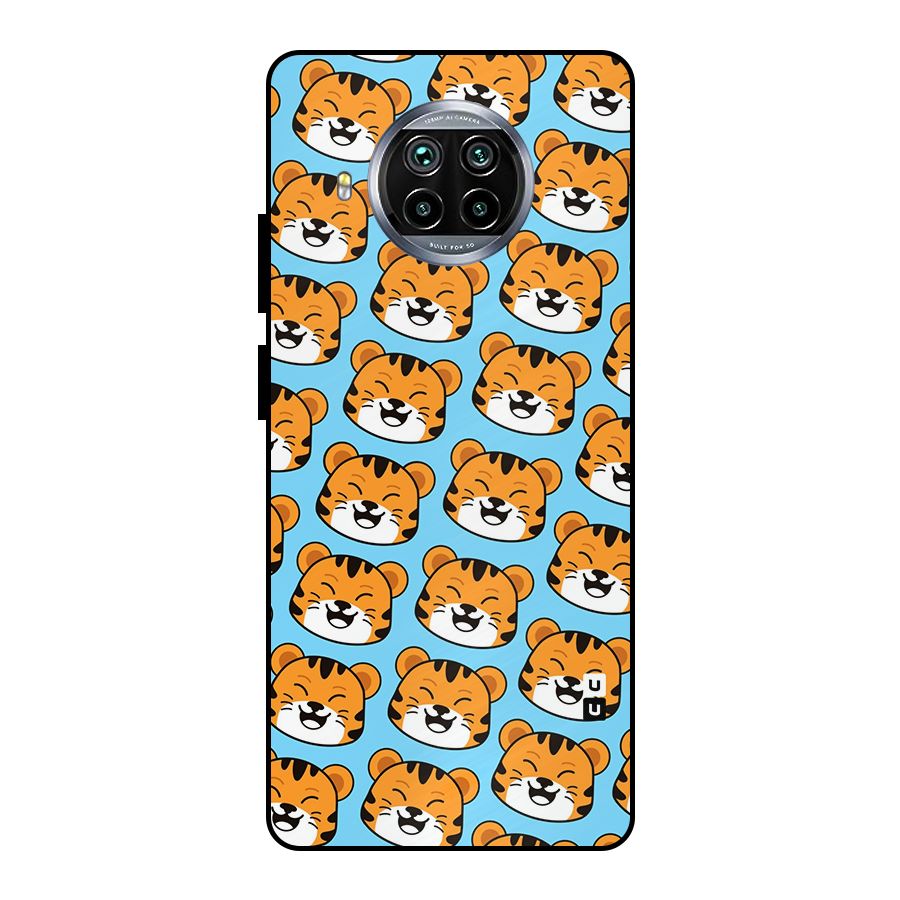 Happy Kitten Pattern Metal Back Case for Mi 10i