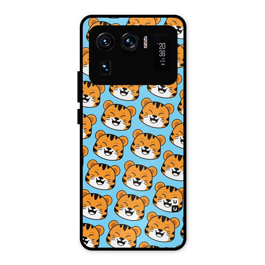 Happy Kitten Pattern Metal Back Case for Mi 11 Ultra