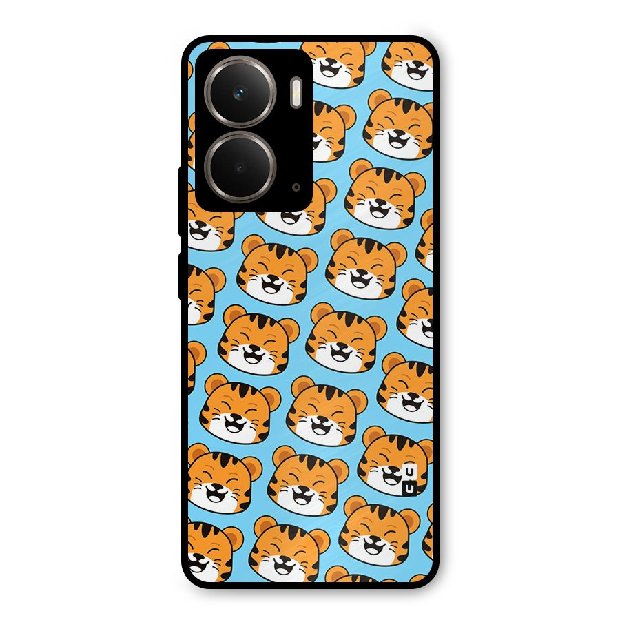 Happy Kitten Pattern Metal Back Case for Realme P3