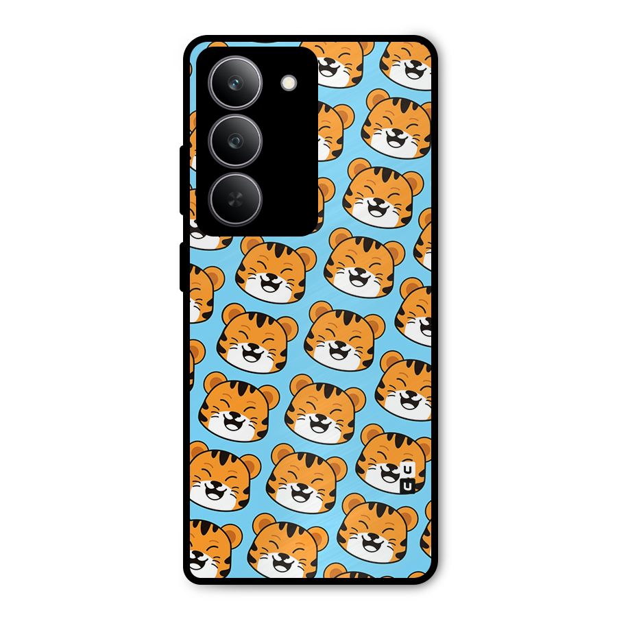 Happy Kitten Pattern Metal Back Case for Realme P3x