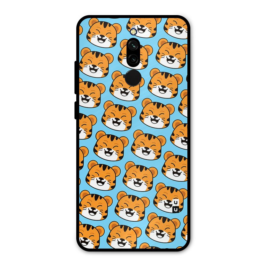 Happy Kitten Pattern Metal Back Case for Redmi 8
