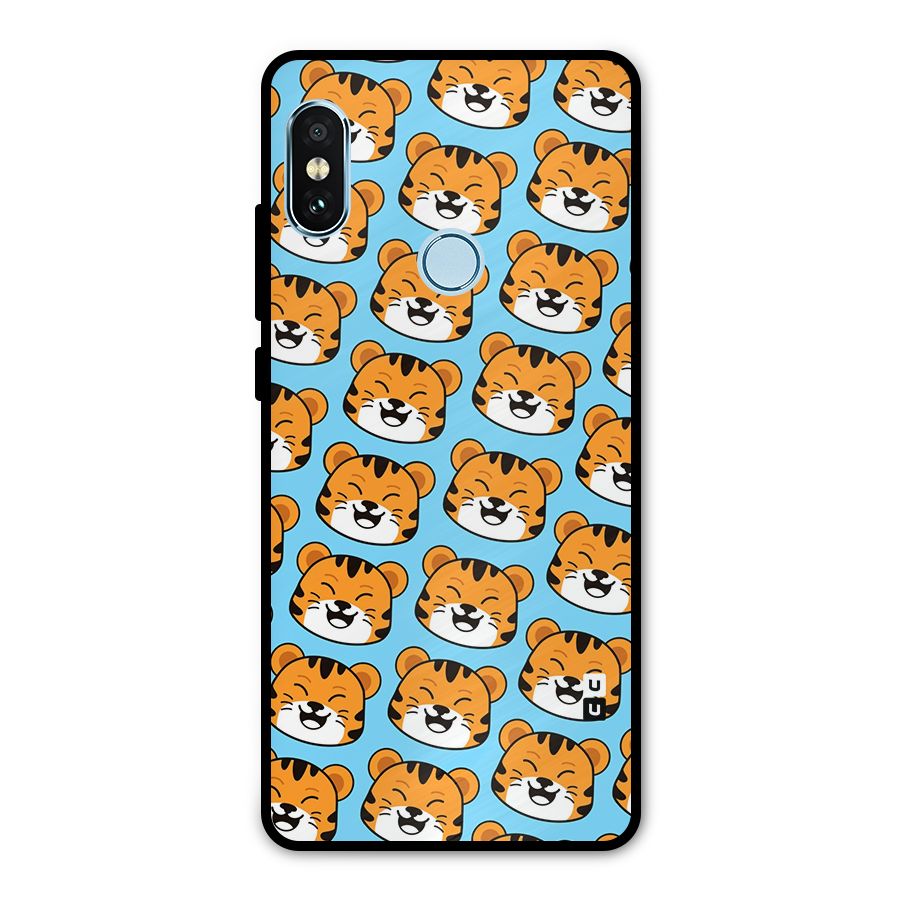 Happy Kitten Pattern Metal Back Case for Redmi Note 5 Pro