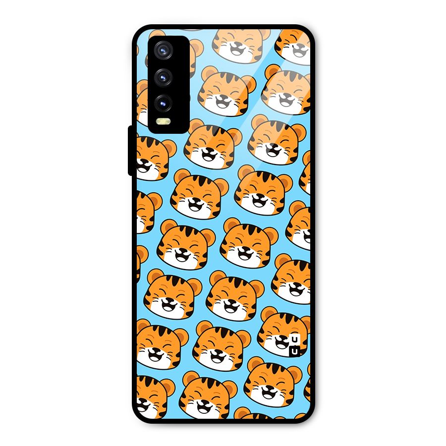 Happy Kitten Pattern Metal Back Case for Vivo Y20t