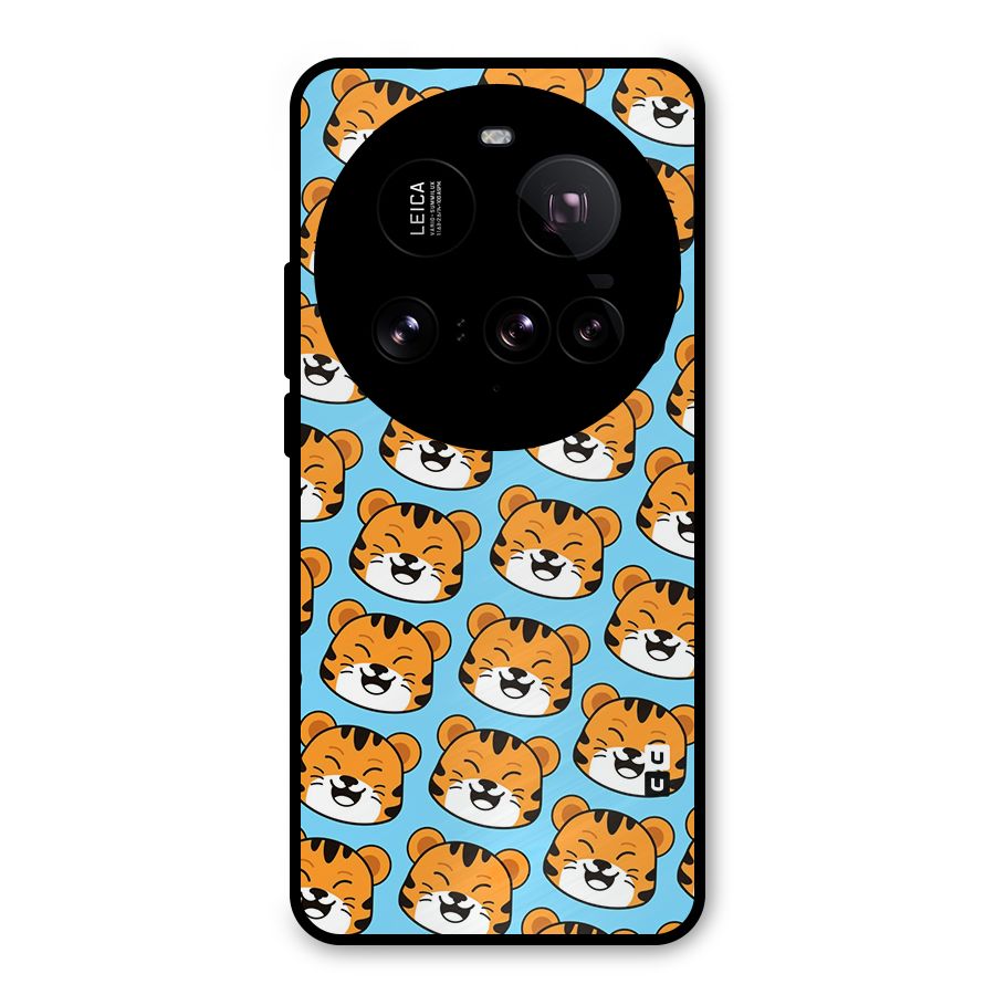 Happy Kitten Pattern Metal Back Case for Xiaomi 15 Ultra