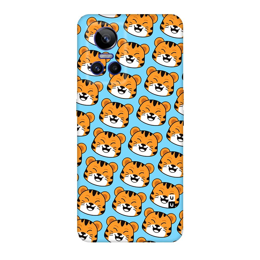 Happy Kitten Pattern Original Polycarbonate Back Case for Realme GT Neo 3