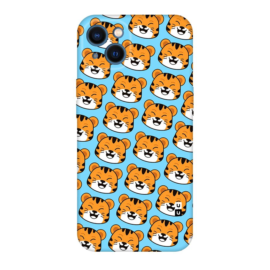 Happy Kitten Pattern Original Polycarbonate Back Case for iPhone 13