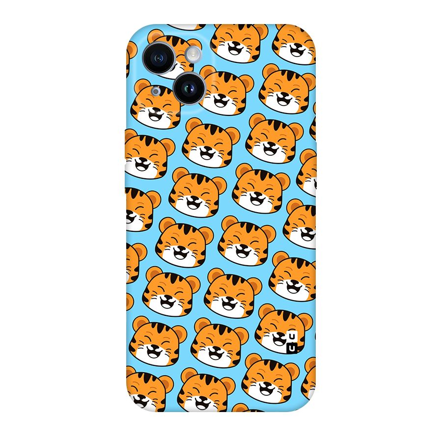 Happy Kitten Pattern Original Polycarbonate Back Case for iPhone 14