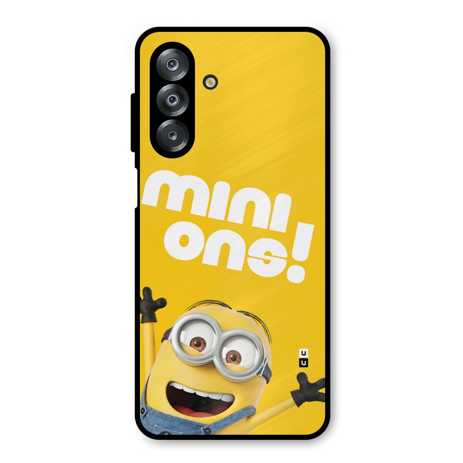 Happy Minion Metal Back Case for Galaxy A26