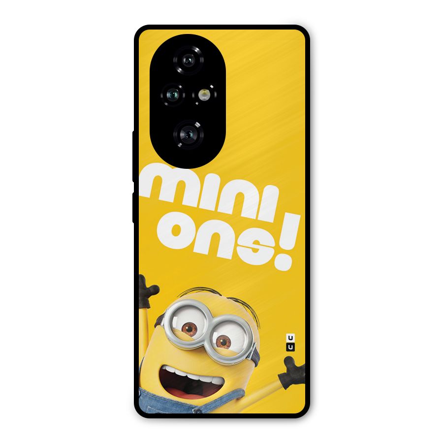 Happy Minion Metal Back Case for Honor 200 Pro