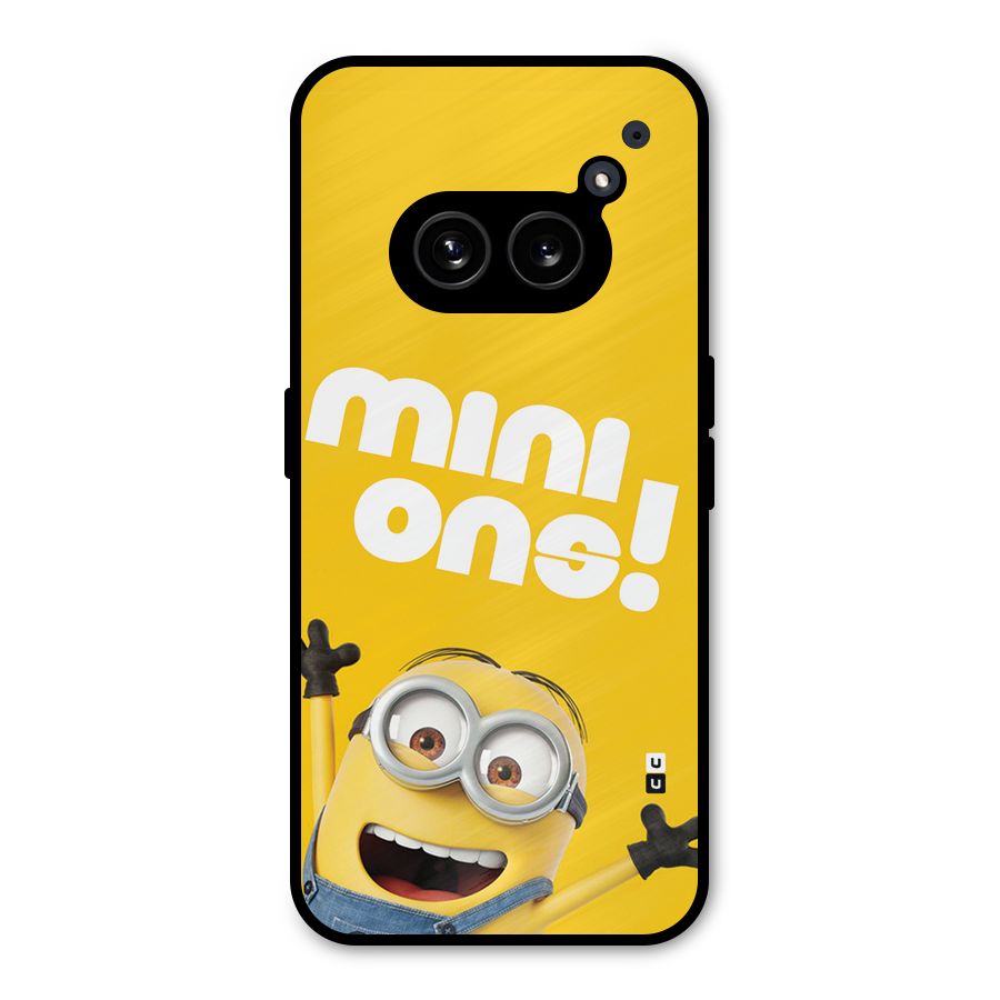 Happy Minion Metal Back Case for Nothing Phone 2a Plus