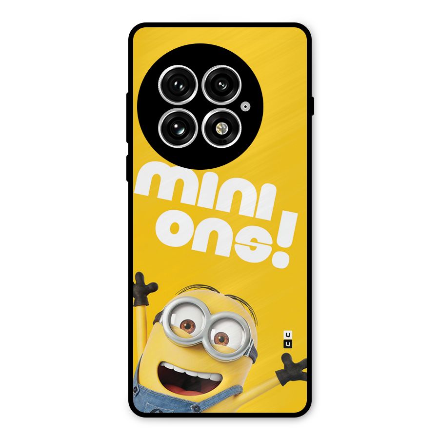 Happy Minion Metal Back Case for OnePlus 13