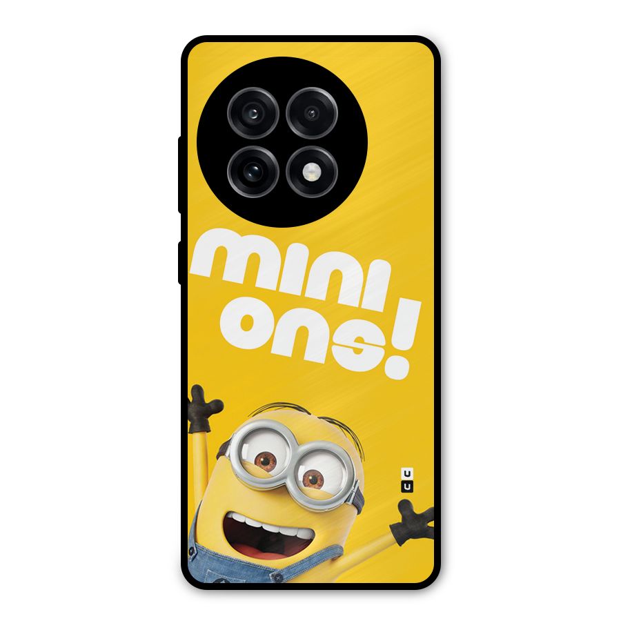 Happy Minion Metal Back Case for OnePlus 13R