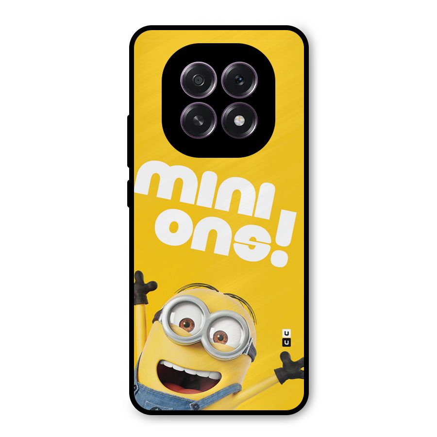 Happy Minion Metal Back Case for Oppo F29