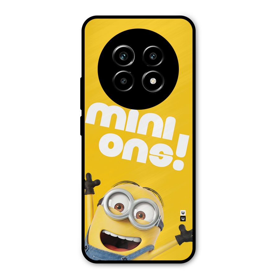 Happy Minion Metal Back Case for Realme 13 Pro