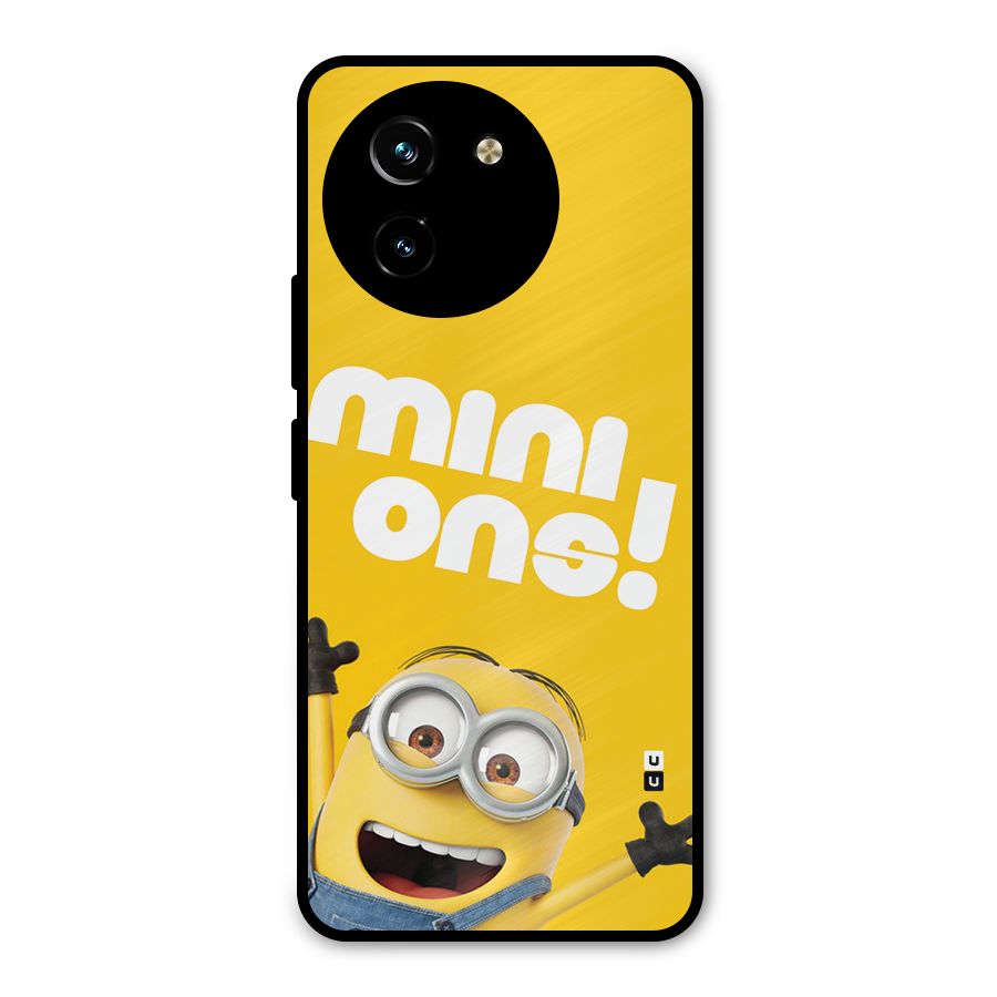 Happy Minion Metal Back Case for Vivo T3x