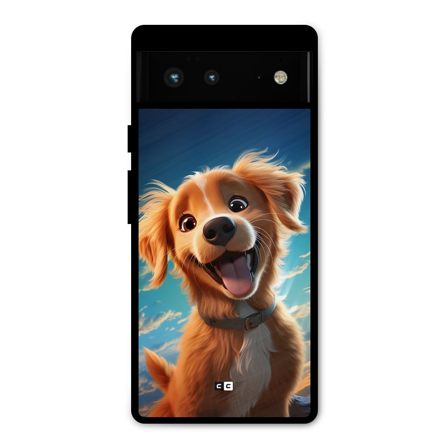 Happy Puppy Metal Back Case for Google Pixel 6