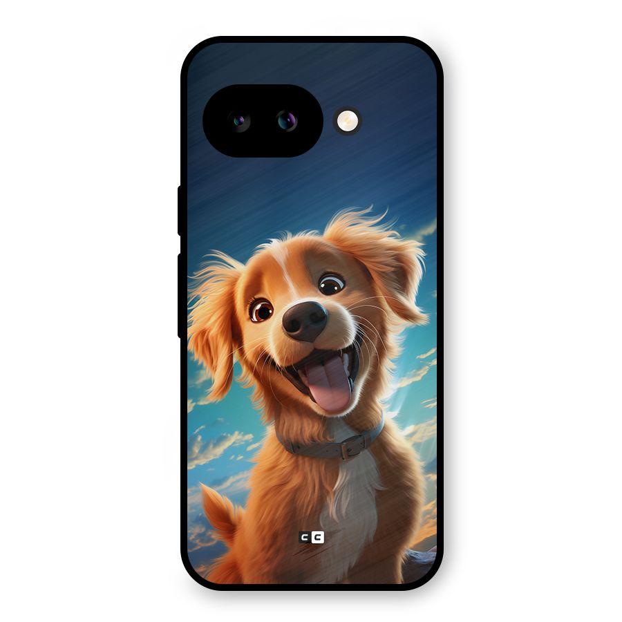 Happy Puppy Metal Back Case for Google Pixel 9a